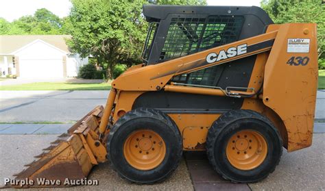 2007 case 430 skid steer for sale|case stand on skid steer.